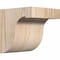 Ekena Millwork Del Monte Smooth Corbel, Douglas Fir, 5 1/2"W x 6"D x 6"H COR06X06X06DEL00SDF - alternate 1